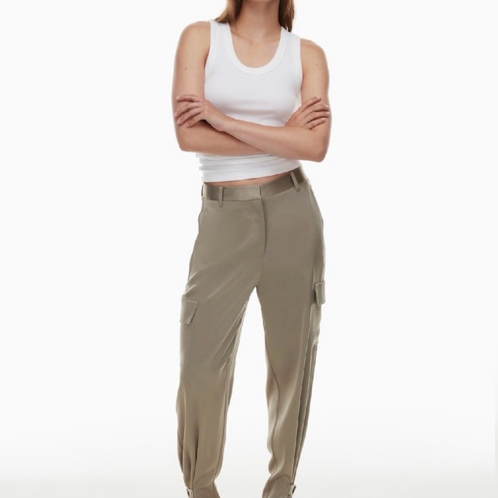 ARITZIA BABTON Refined Cargo Pants in Modern Taupe